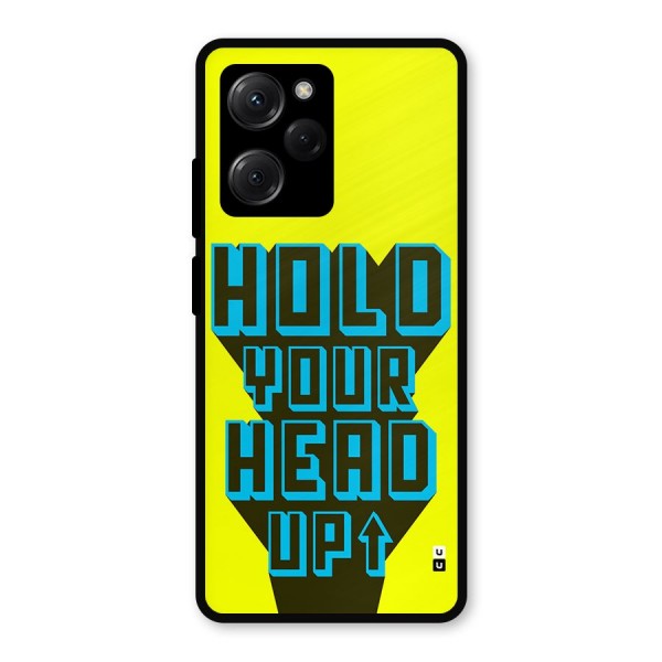 Head Up Metal Back Case for Poco X5 Pro