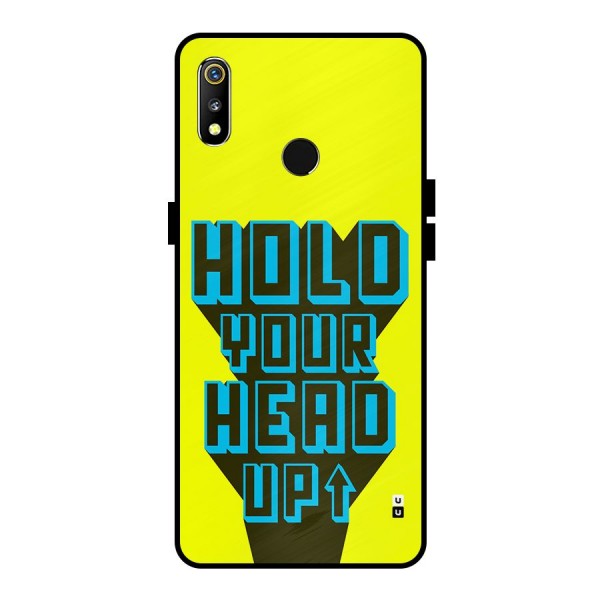 Head Up Metal Back Case for Realme 3i