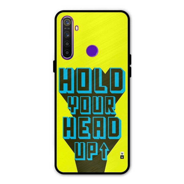 Head Up Metal Back Case for Realme 5