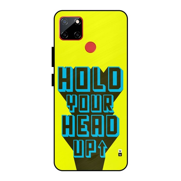 Head Up Metal Back Case for Realme C12