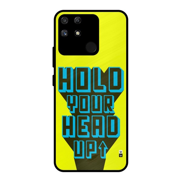 Head Up Metal Back Case for Realme Narzo 50A