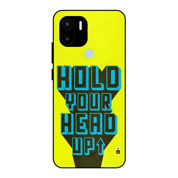 Head Up Metal Back Case for Redmi A1 Plus