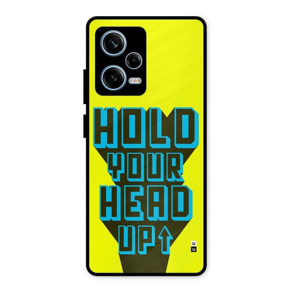 Head Up Metal Back Case for Redmi Note 12 Pro