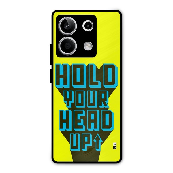 Head Up Metal Back Case for Redmi Note 13 5G