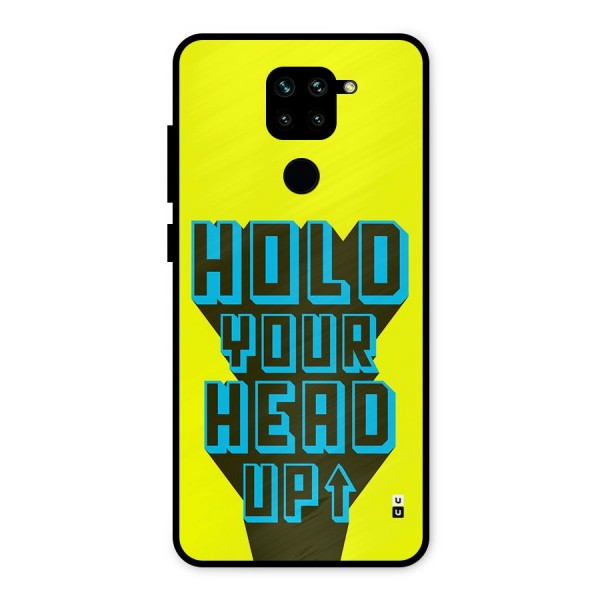 Head Up Metal Back Case for Redmi Note 9