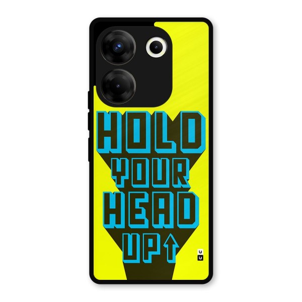 Head Up Metal Back Case for Tecno Camon 20 Pro