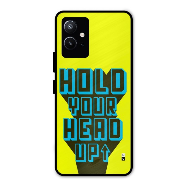 Head Up Metal Back Case for Vivo T1 5G