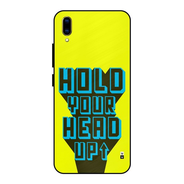 Head Up Metal Back Case for Vivo V11 Pro