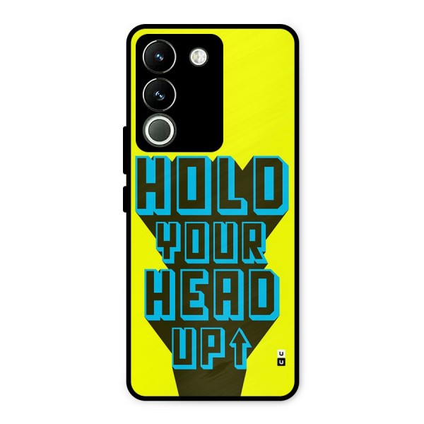 Head Up Metal Back Case for Vivo Y200