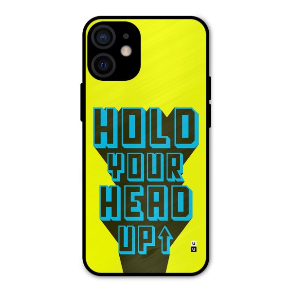 Head Up Metal Back Case for iPhone 12 Mini