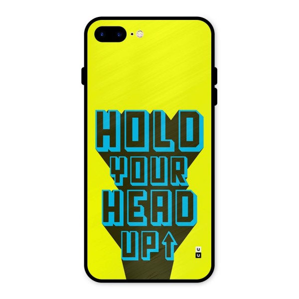 Head Up Metal Back Case for iPhone 8 Plus