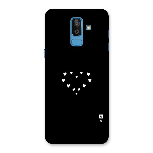 Heart of Hearts Glass Back Case for Galaxy J8