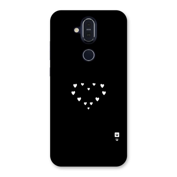 Heart of Hearts Back Case for Nokia 8.1