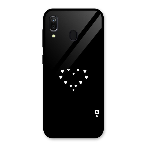 Heart of Hearts Glass Back Case for Galaxy A30