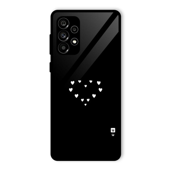 Heart of Hearts Glass Back Case for Galaxy A73 5G