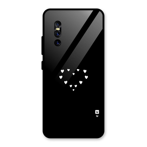 Heart of Hearts Glass Back Case for Vivo V15 Pro