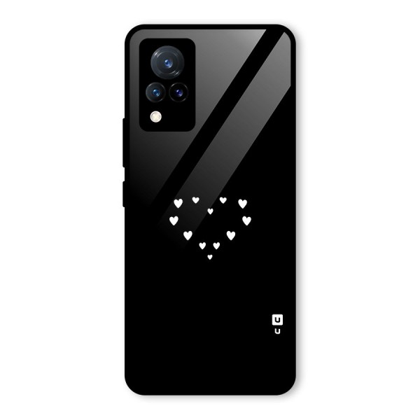 Heart of Hearts Glass Back Case for Vivo V21 5G