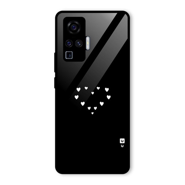 Heart of Hearts Glass Back Case for Vivo X50 Pro