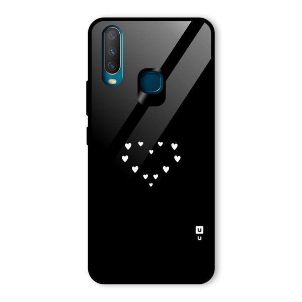 Heart of Hearts Glass Back Case for Vivo Y15