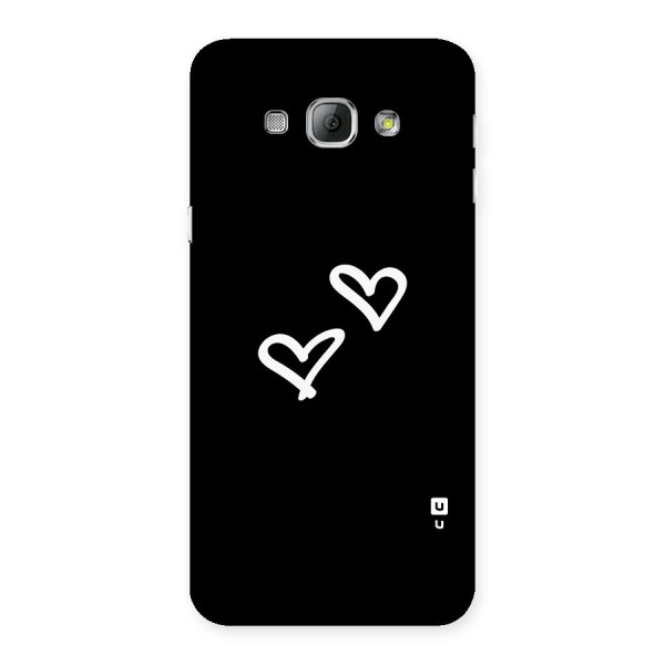 Hearts Love Back Case for Galaxy A8