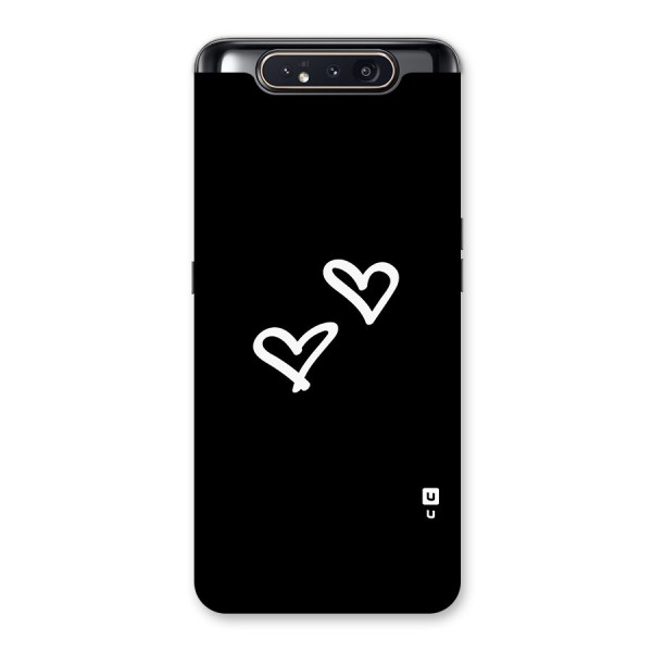 Hearts Love Back Case for Galaxy A80