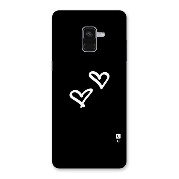 Hearts Love Back Case for Galaxy A8 Plus