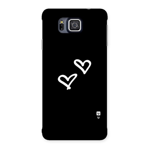 Hearts Love Back Case for Galaxy Alpha