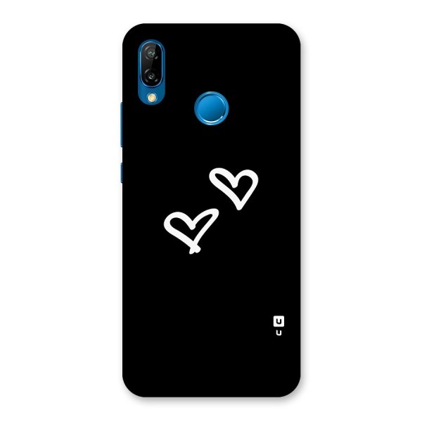 Hearts Love Back Case for Huawei P20 Lite