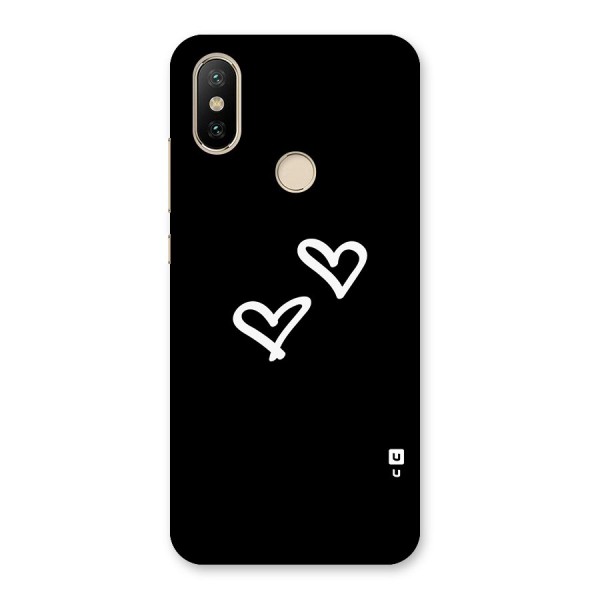 Hearts Love Back Case for Mi A2