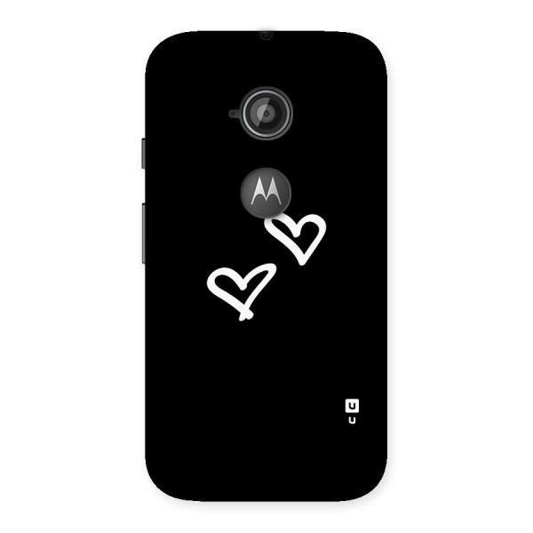 Hearts Love Back Case for Moto E 2nd Gen