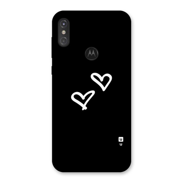 Hearts Love Back Case for Motorola One Power