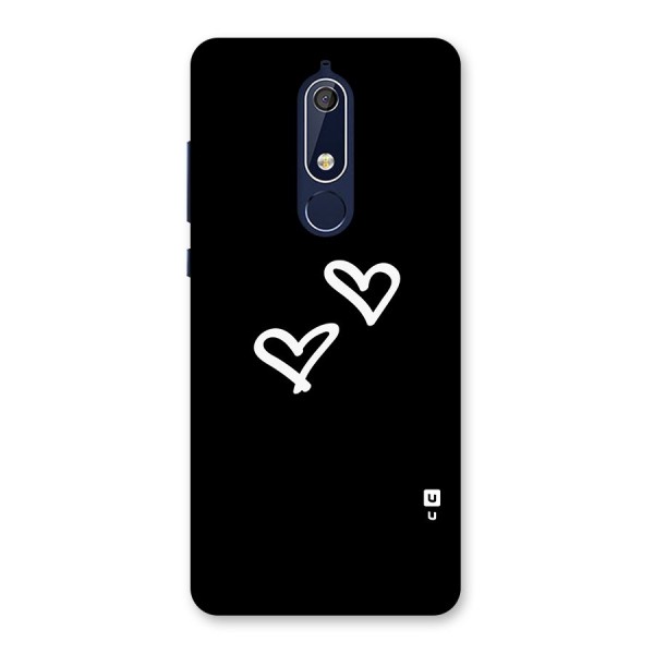 Hearts Love Back Case for Nokia 5.1