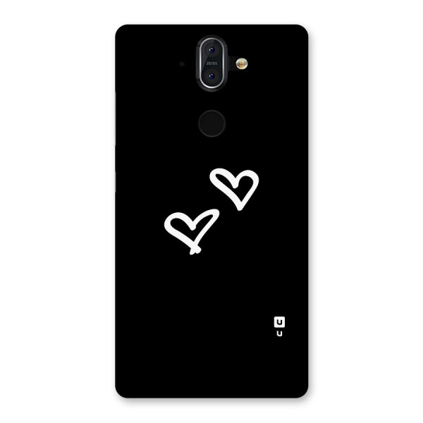 Hearts Love Back Case for Nokia 8 Sirocco