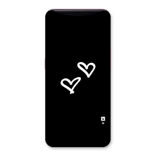 Hearts Love Back Case for Oppo Find X