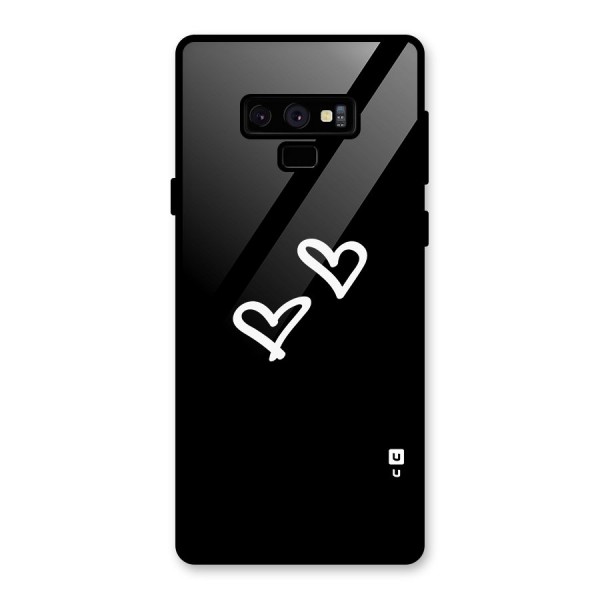 Hearts Love Glass Back Case for Galaxy Note 9