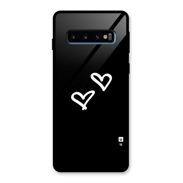 Hearts Love Glass Back Case for Galaxy S10