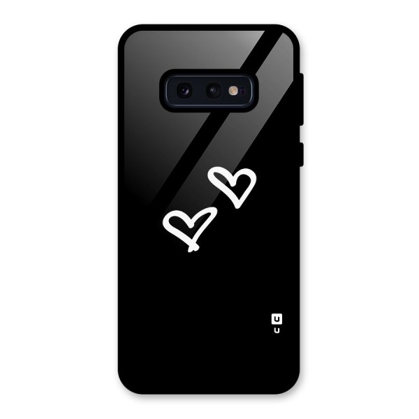 Hearts Love Glass Back Case for Galaxy S10e