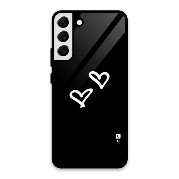 Hearts Love Glass Back Case for Galaxy S22 Plus 5G