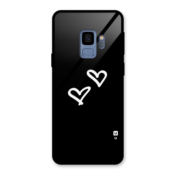 Hearts Love Glass Back Case for Galaxy S9