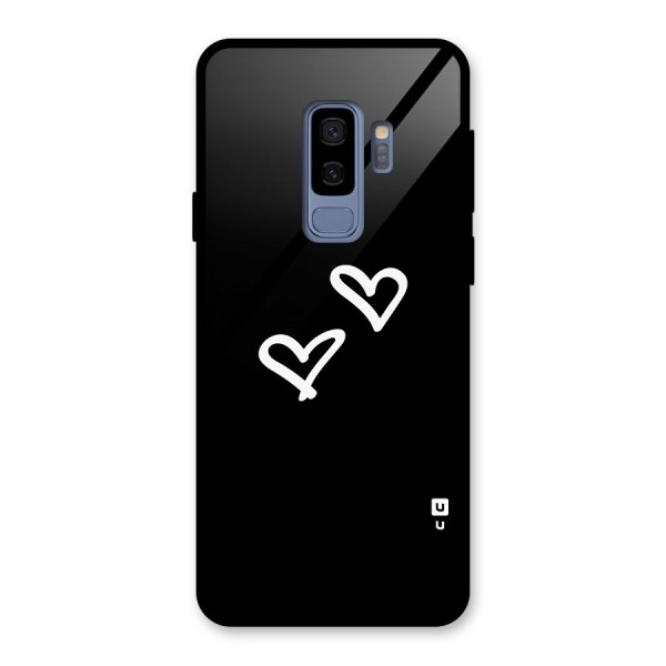 Hearts Love Glass Back Case for Galaxy S9 Plus