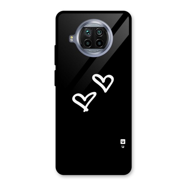 Hearts Love Glass Back Case for Mi 10i