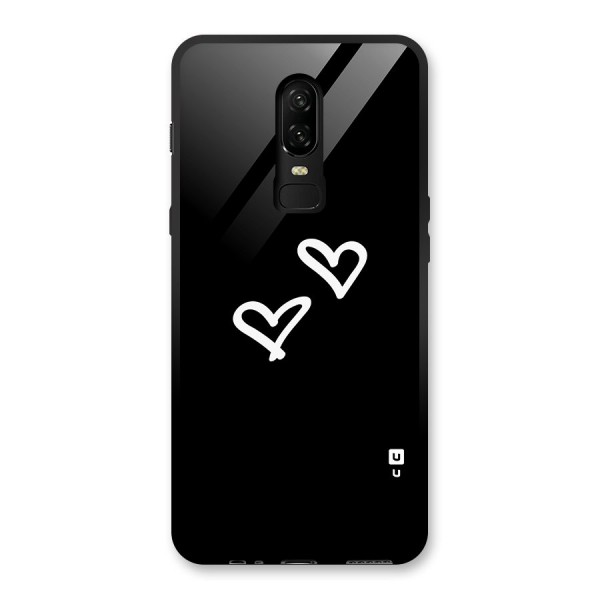 Hearts Love Glass Back Case for OnePlus 6