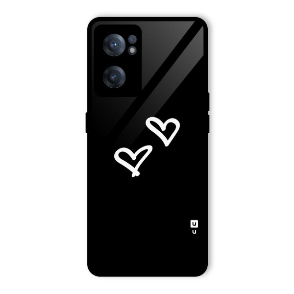 Hearts Love Glass Back Case for OnePlus Nord CE 2 5G