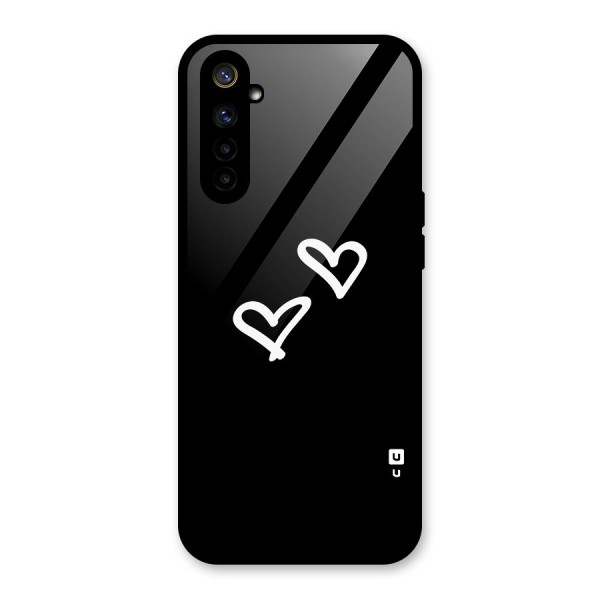 Hearts Love Glass Back Case for Realme 6