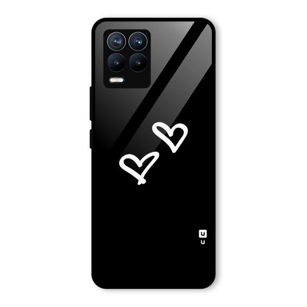 Hearts Love Glass Back Case for Realme 8