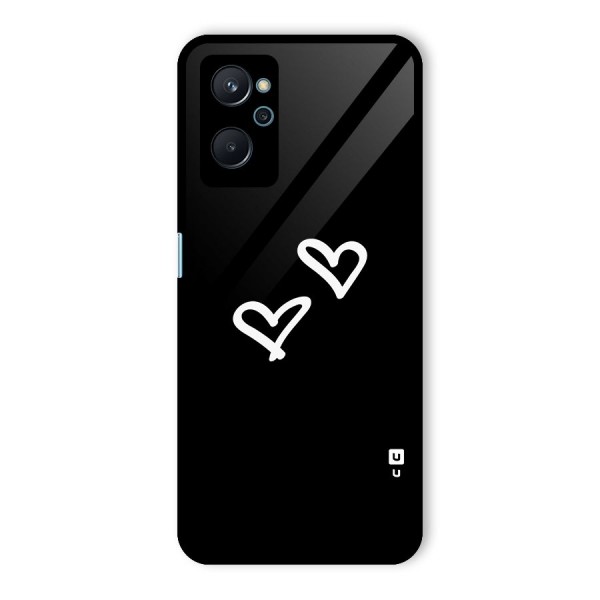 Hearts Love Glass Back Case for Realme 9i