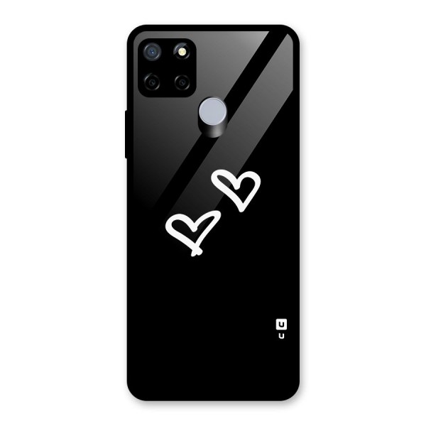 Hearts Love Glass Back Case for Realme C15