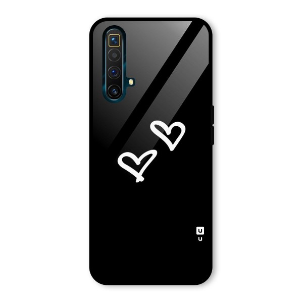 Hearts Love Glass Back Case for Realme X3