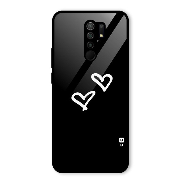 Hearts Love Glass Back Case for Redmi 9 Prime