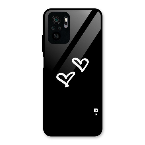 Hearts Love Glass Back Case for Redmi Note 10